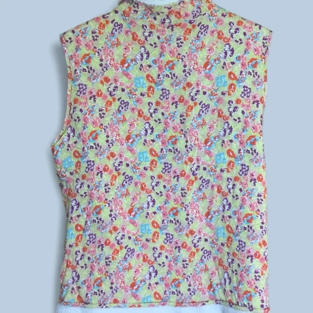 Matilda Jane reversible whimsical Floral Sherpa Vest - Picture 8 of 10